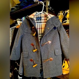 Authentic Kids Wool Burberry peacock coat. Brand new used a handful of times.